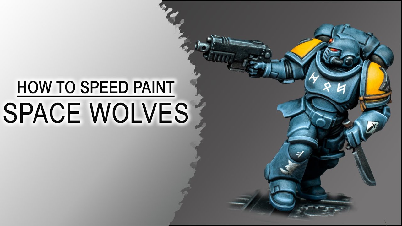 Speed painting Space Wolves Armor