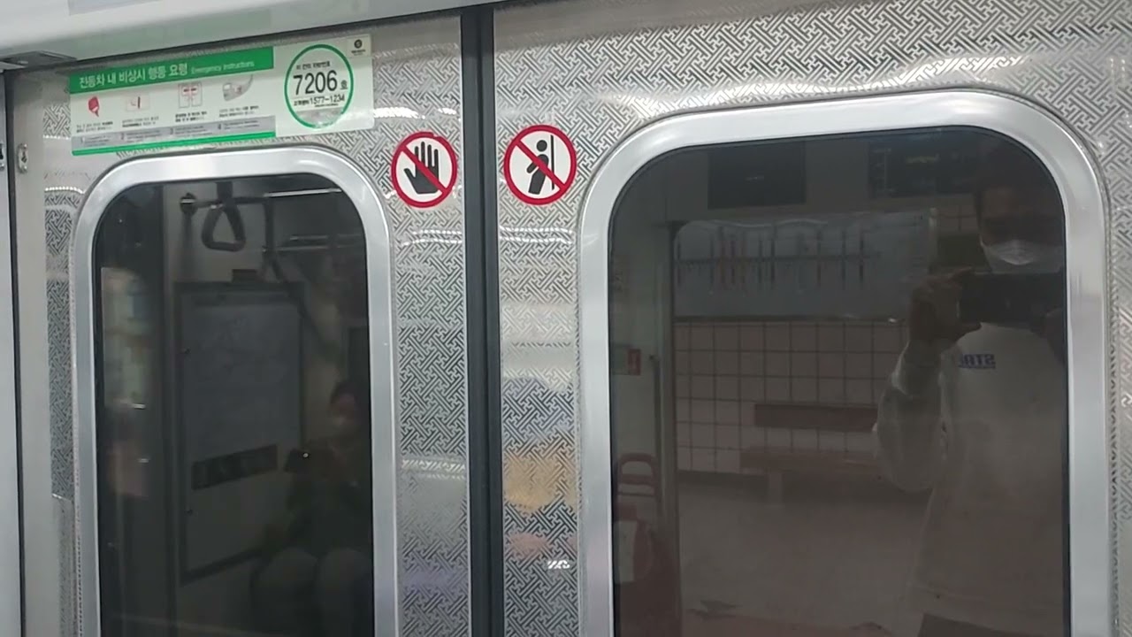 서울교통공사7호선 1차분 706편성 SMRT7124 장암행 상봉(시외버스터미널)~먹골 주행영상