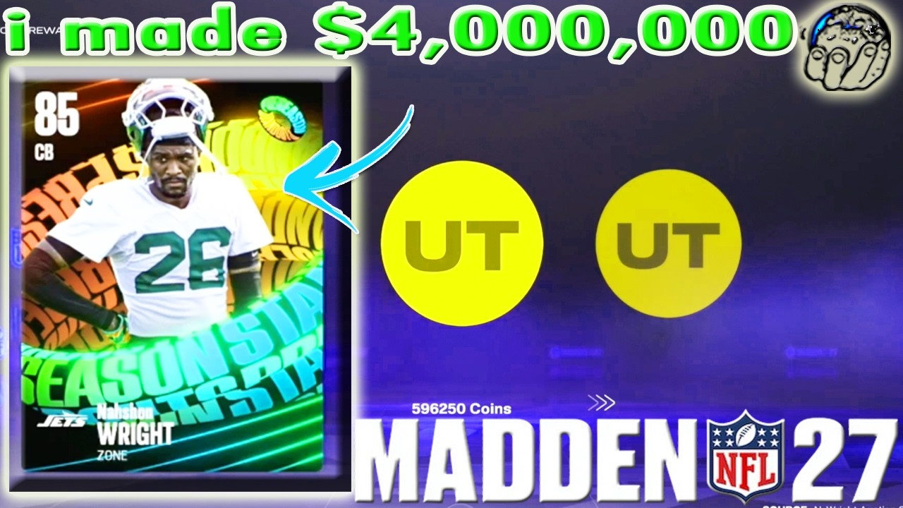 Я ЗАРАБОТАЛ 4 МИЛЛИОНА МОНЕТ, ИСПОЛЬЗУЯ ЭТОТ МЕТОД В MADDEN 27 ULTIMATE TEAM
