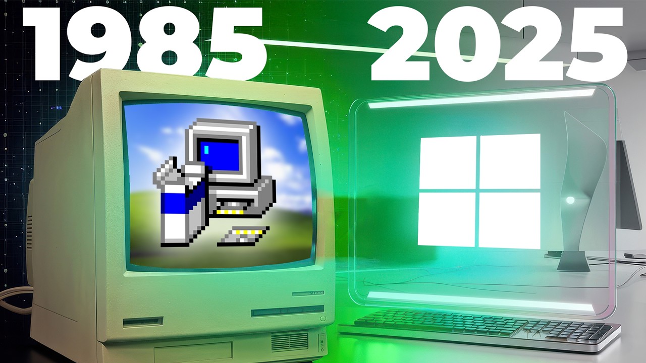 All Windows Setup Evolution (1985-2025) 4K/60fps