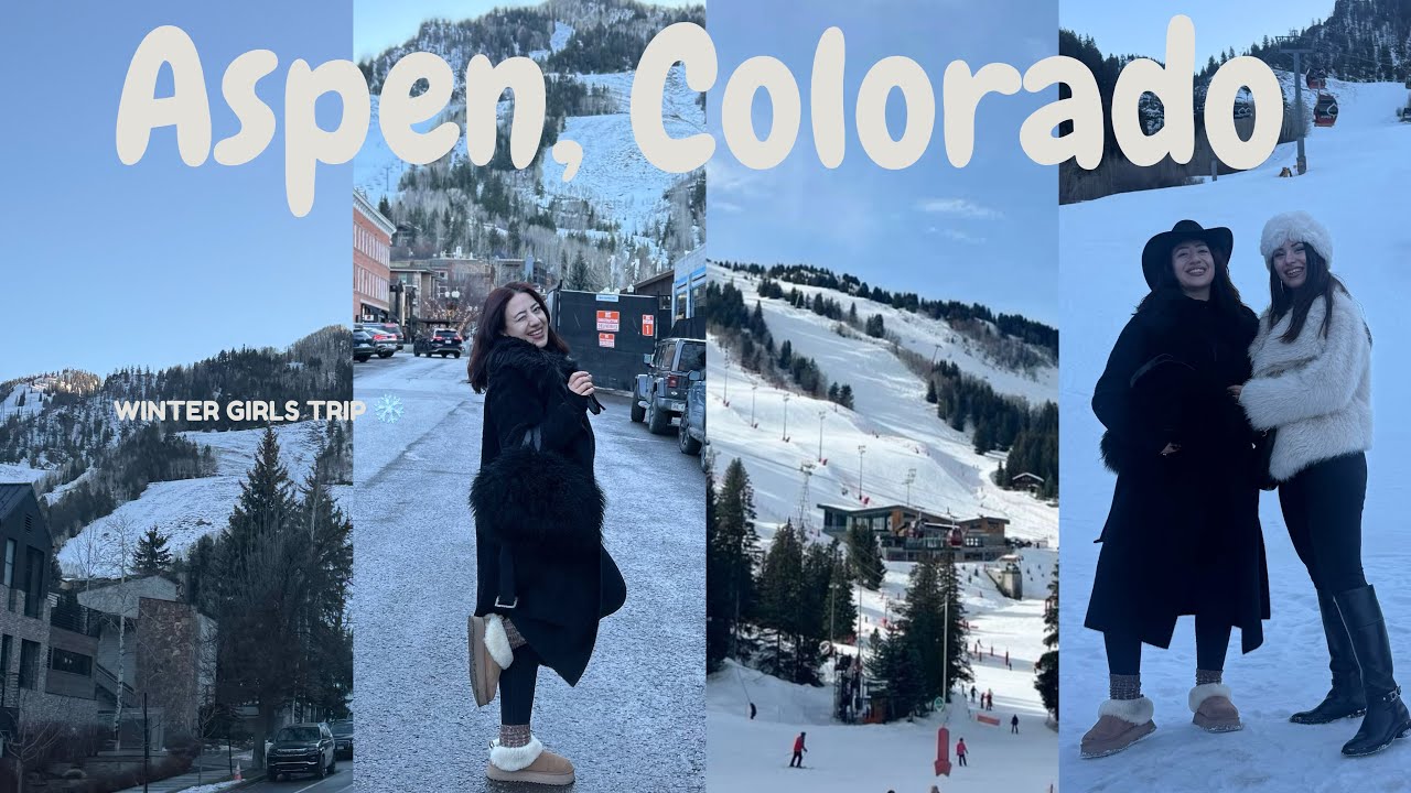 Aspen, Colorado❄️ Christmas Season Winter Girls Trip🤍