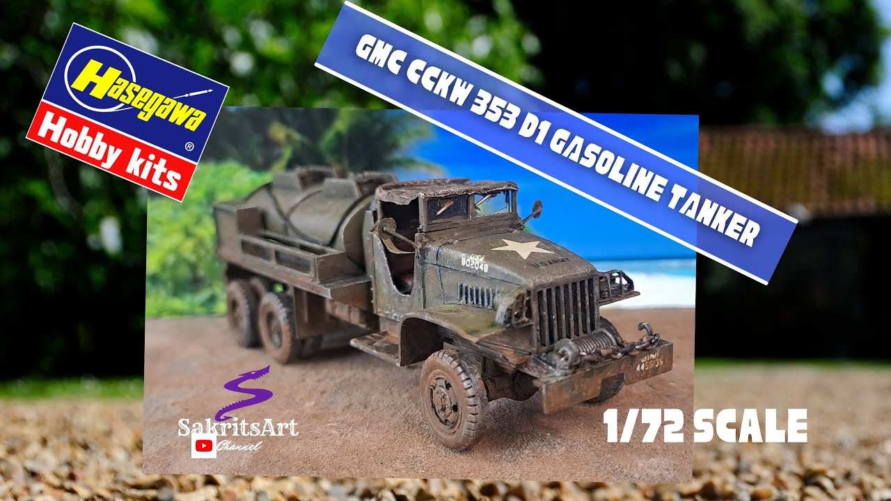 GMC CCKW 353 Gasoline Tank Truck Hasegawa 1/72