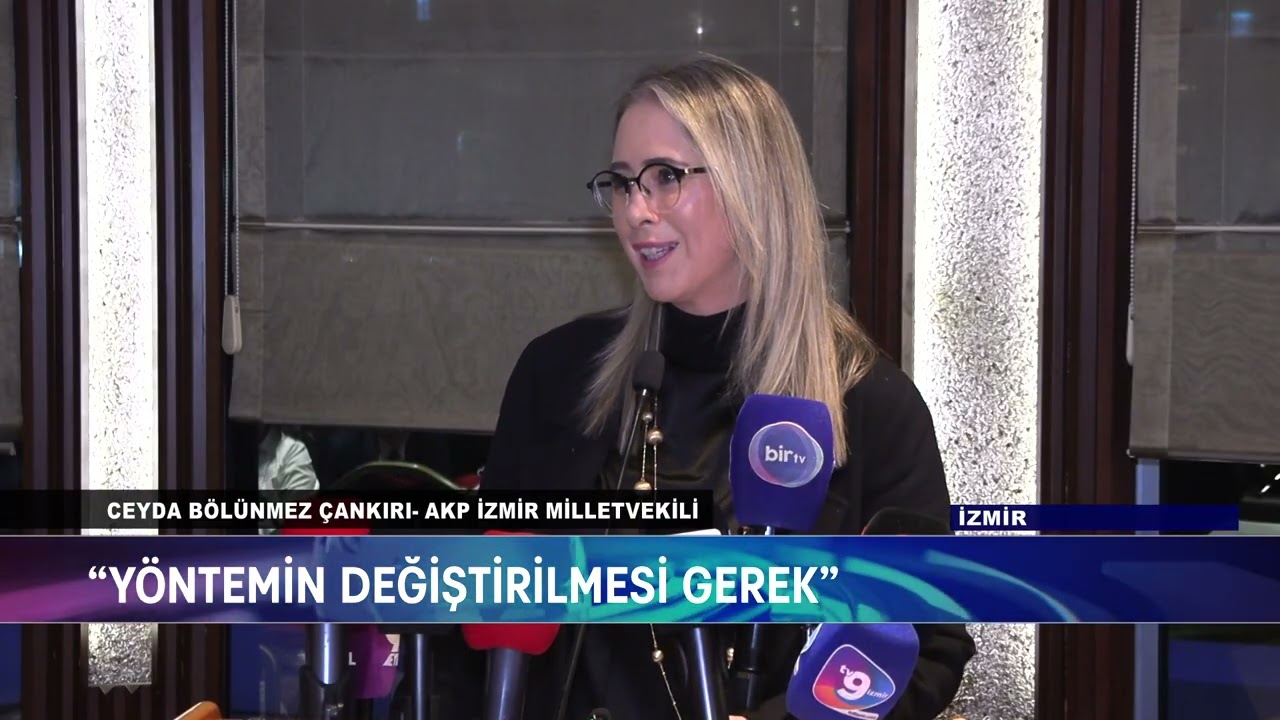 ÇANKIRI’DAN İZMİR’DE AÇIKLAMALAR