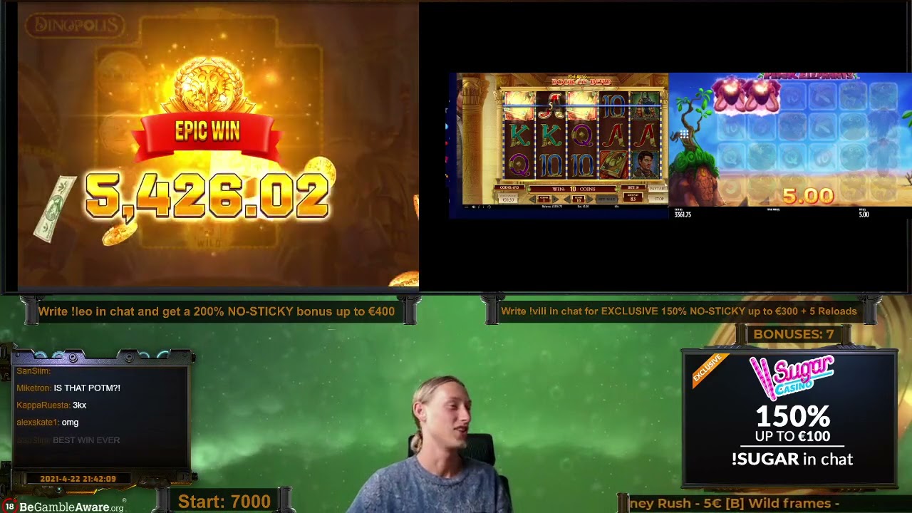 Crazy with  Dinopolis - casino online 23/04/2021