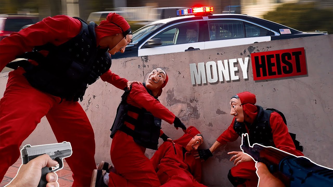MONEY HEIST Parkour vs POLICE (BELLA CIAO REMIX) 43 || Epic Parkour POV Chase