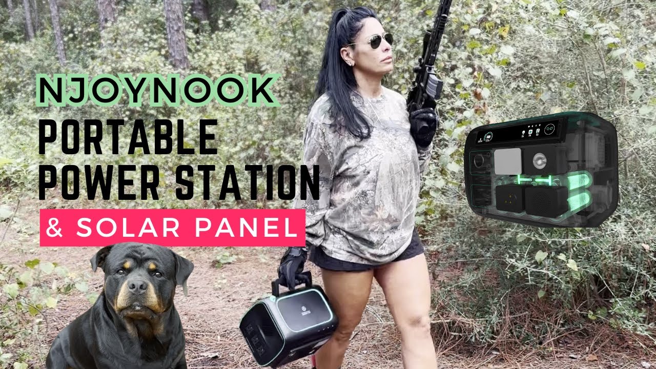 Solar Powered Portable Power Generator: The Ultimate Energy Solution by Njoynook! ☀️🔋