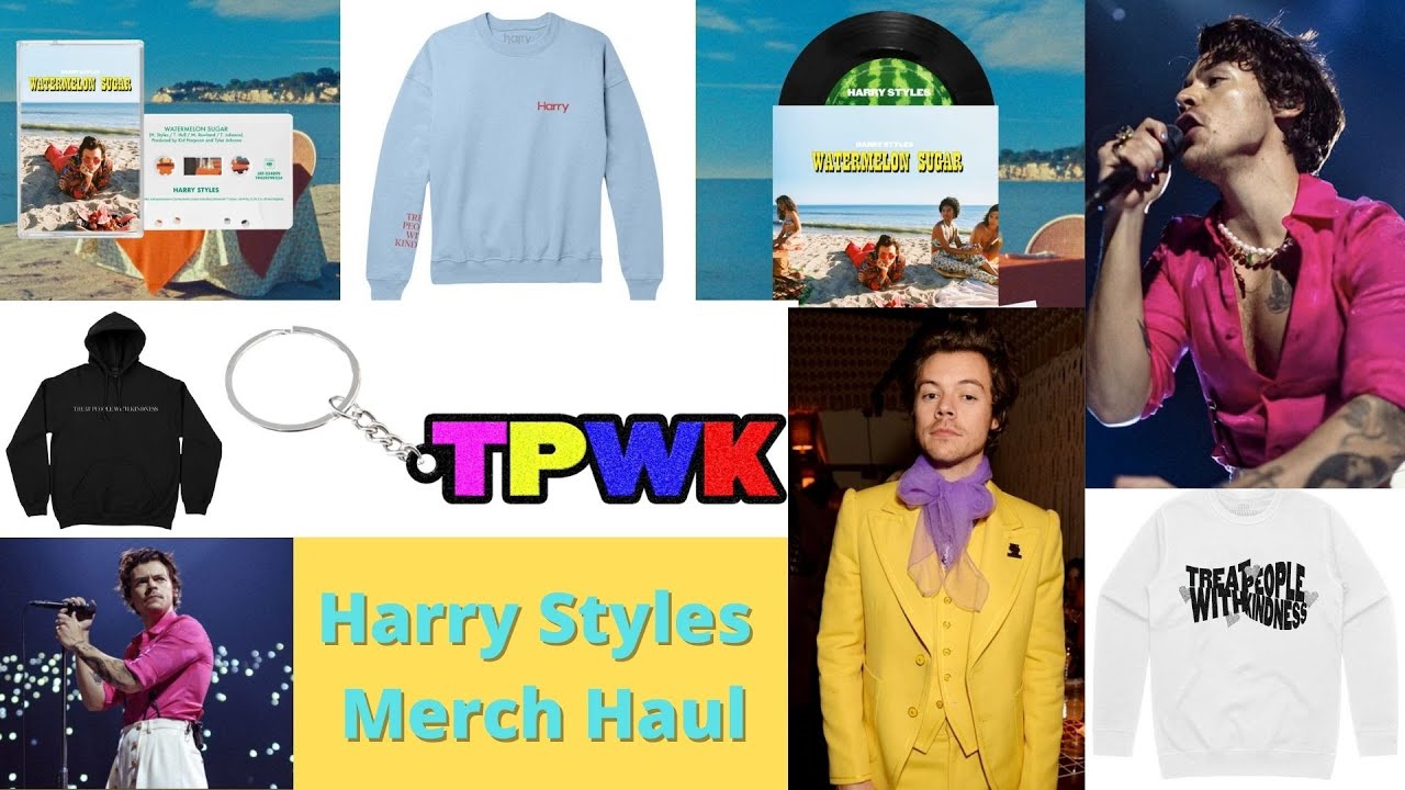 Unboxing Harry Styles Merch! & Watermelon Sugar Vinyl| HAUL!!
