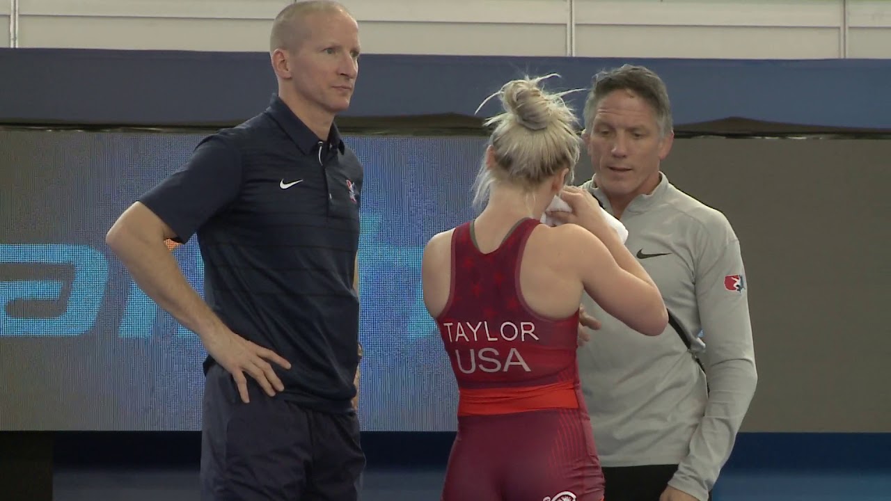 1/4 WW - 53 kg: F. TAYLOR (USA) v. H. OKUNO (JPN)