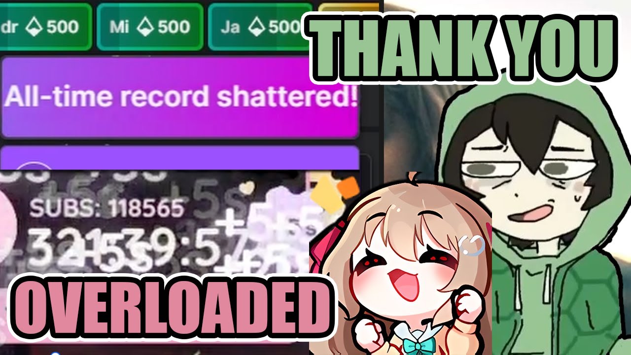 Neuro and Vedal Breaks Their Own Hype Train Record!