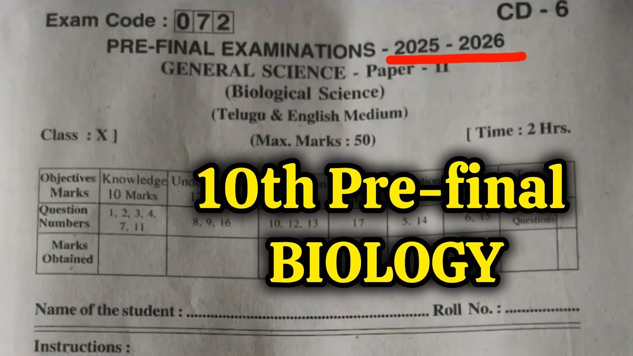 10th 💯PRE-FINAL 