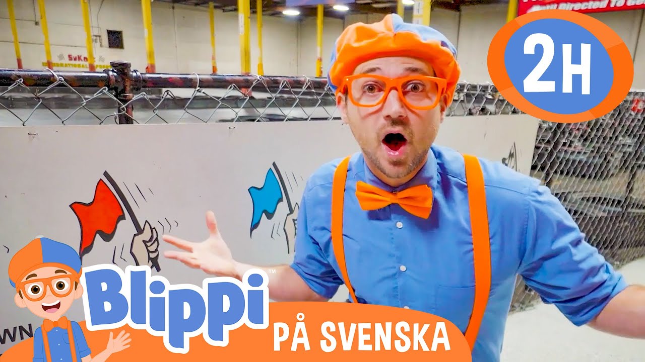 Blippi   matar och leker med djur på zoo | @BlippiSvenska | Pedagogiska videor för barn