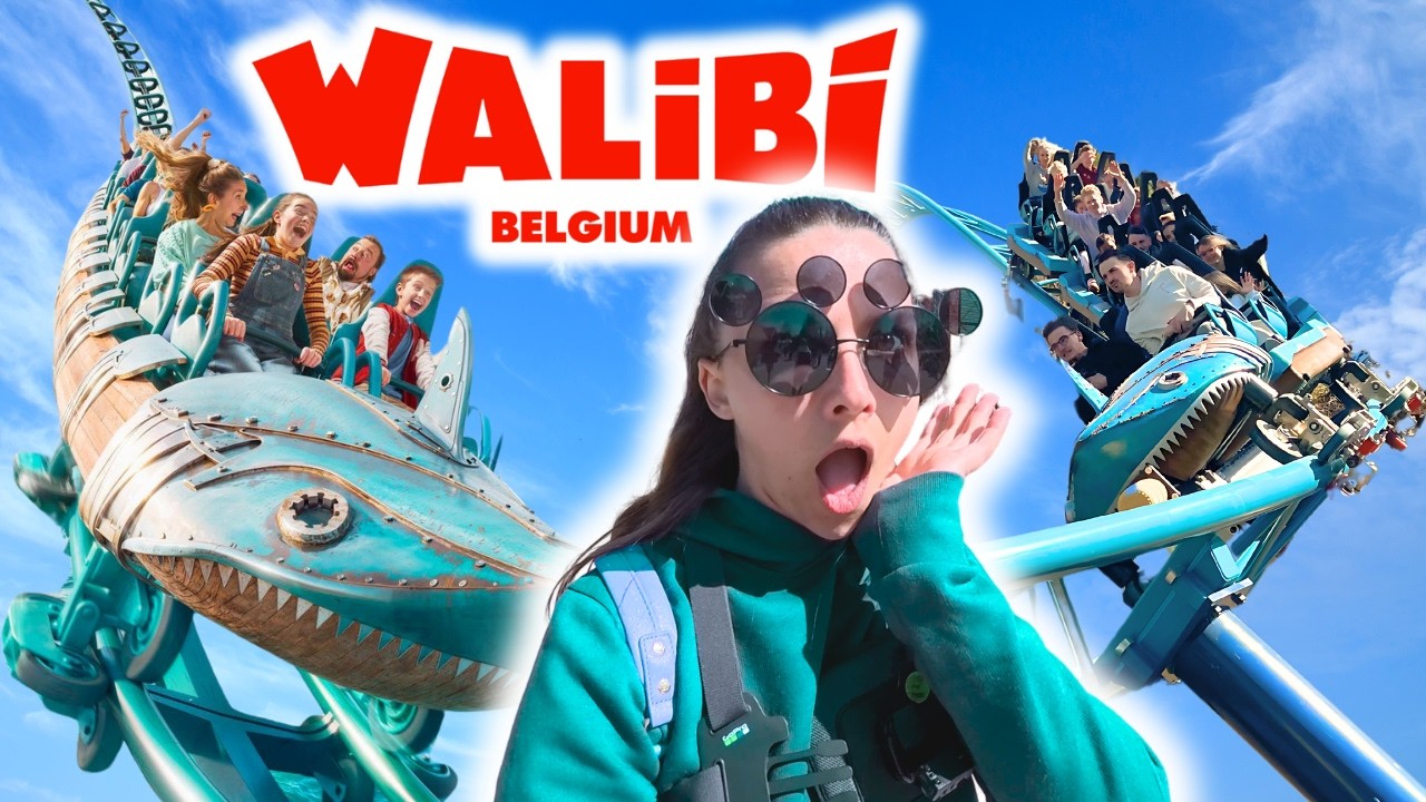 Nouveau BANGER EUROPÉEN à WALIBI Belgium, découverte de Mécalodon et Dock World