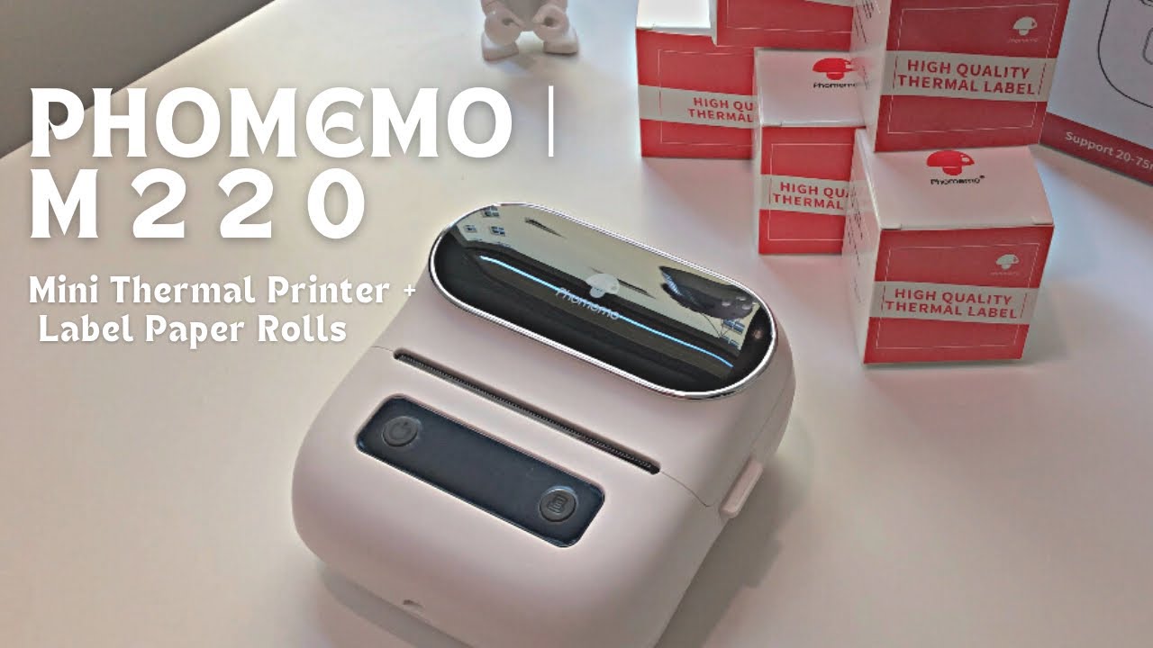 MINI THERMAL PRINTER UNBOXING | Sticker Maker | PHOMEMO M220 #unboxing #dubai