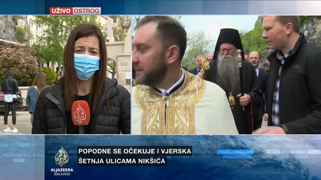 Hiljade vjernika u Ostrogu uprkos zabrani okupljanja