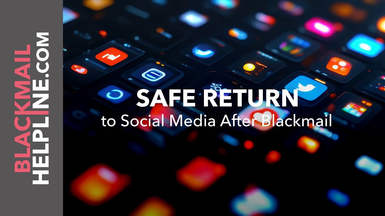 Safe Return to Social Media After Blackmail