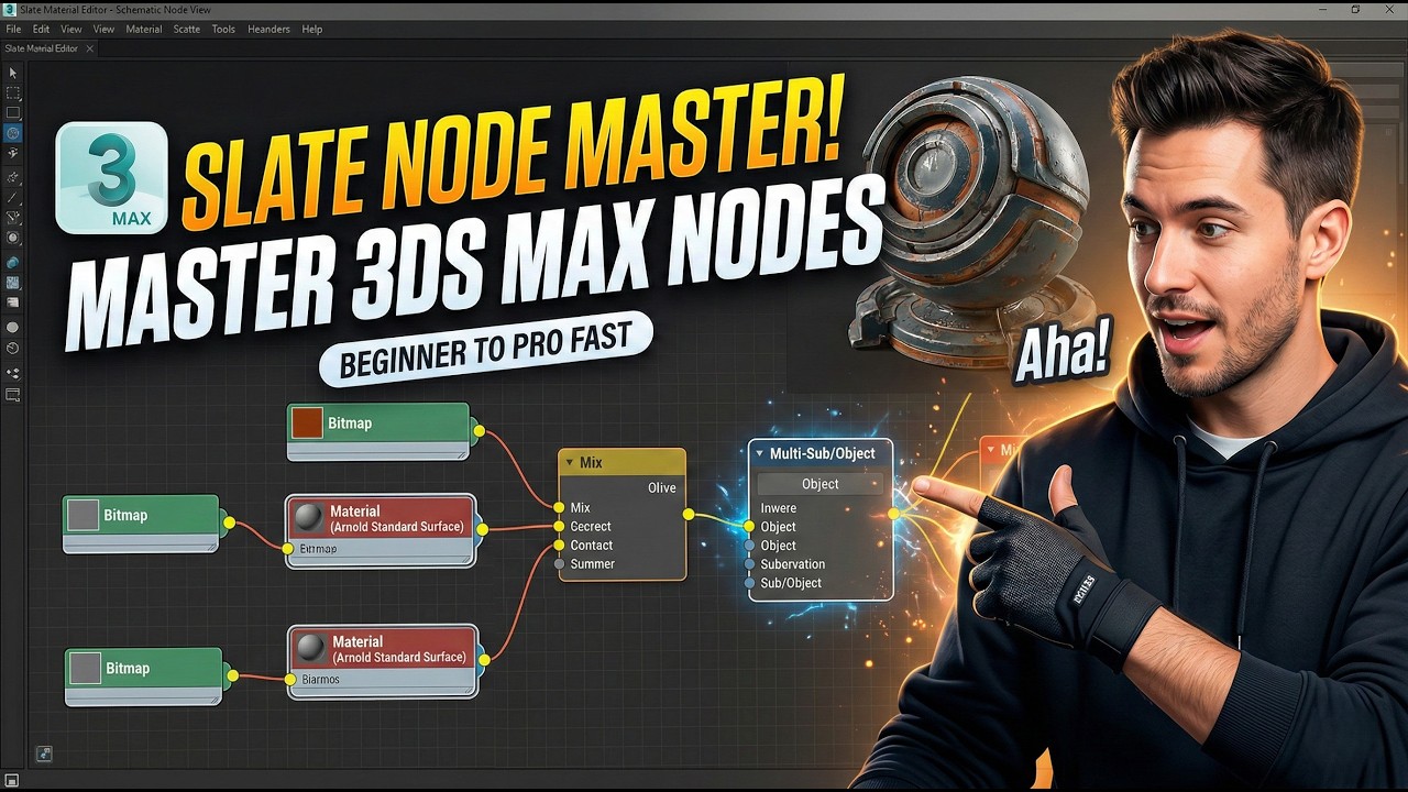 How to Use Slate Material Editor in 3ds Max (Step-by-Step)