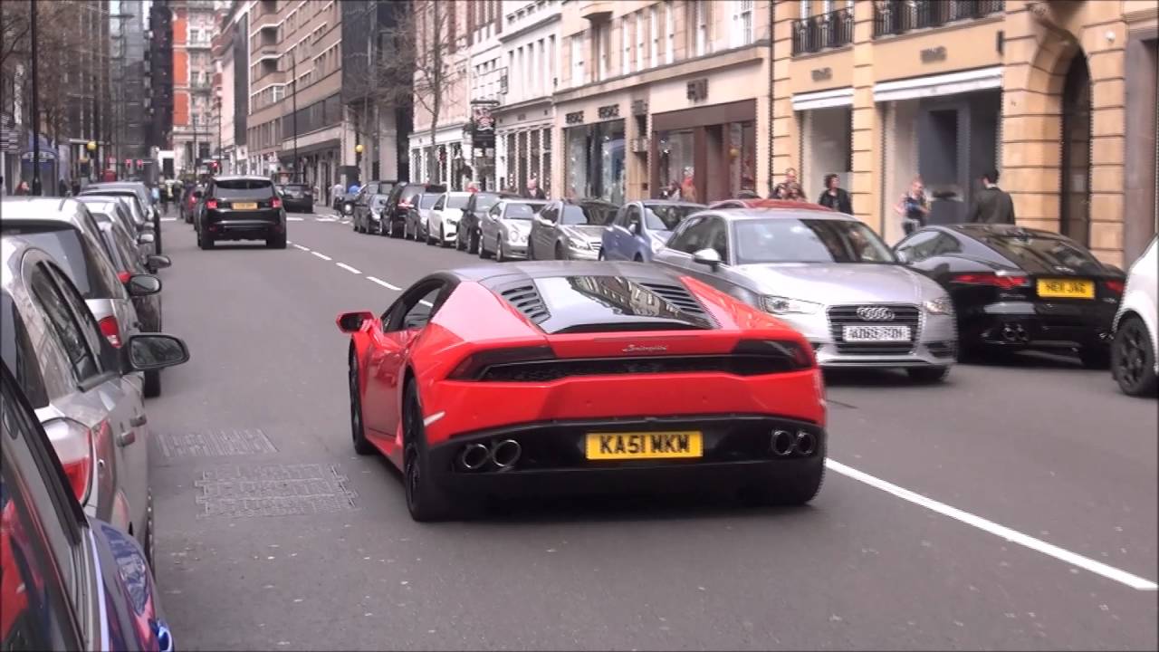 Lamborghini Huracan Crazy Accelerations in the City!