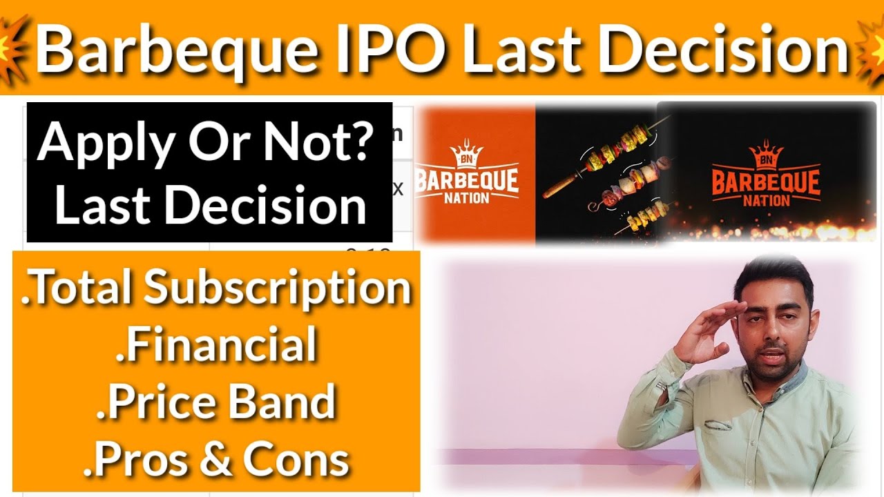 Last Decision Barbeque Nation IPO Apply Or Not 💥 Full Discussion