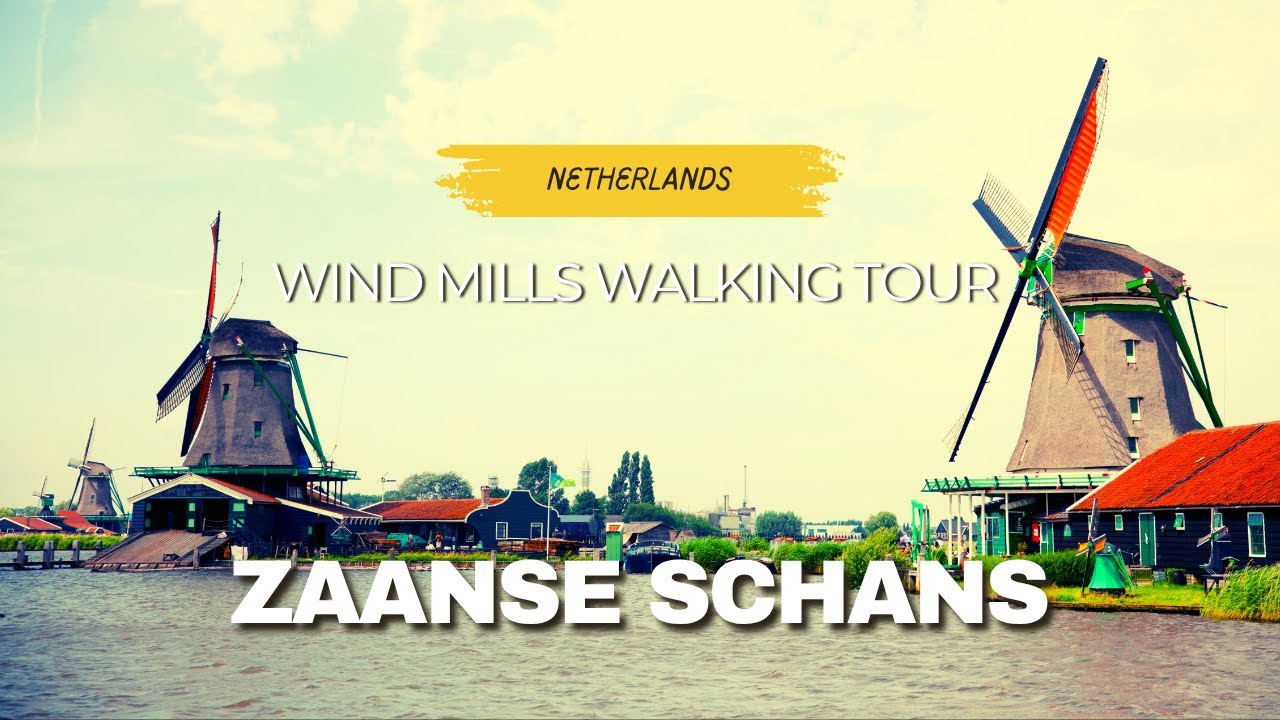 Zaanse Schans 4K Walking Tour (2025) | Windmill Village near Amsterdam, Netherlands 🇳🇱