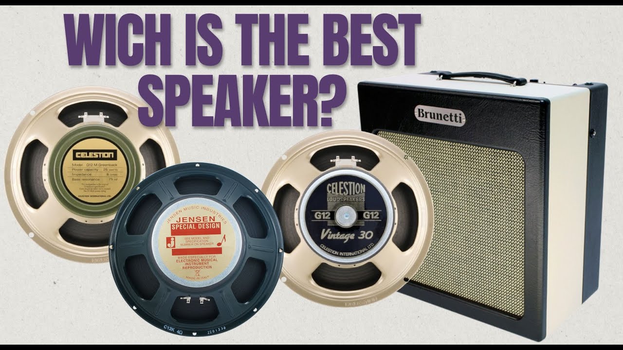 Speakers Comparison - Greenback vs Vintage30 vs Jensen C12k