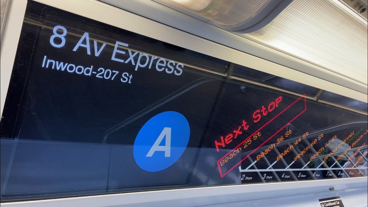 IND Subway: R179 (A) Express Train Ride from Far Rockaway to Inwood-207th Street