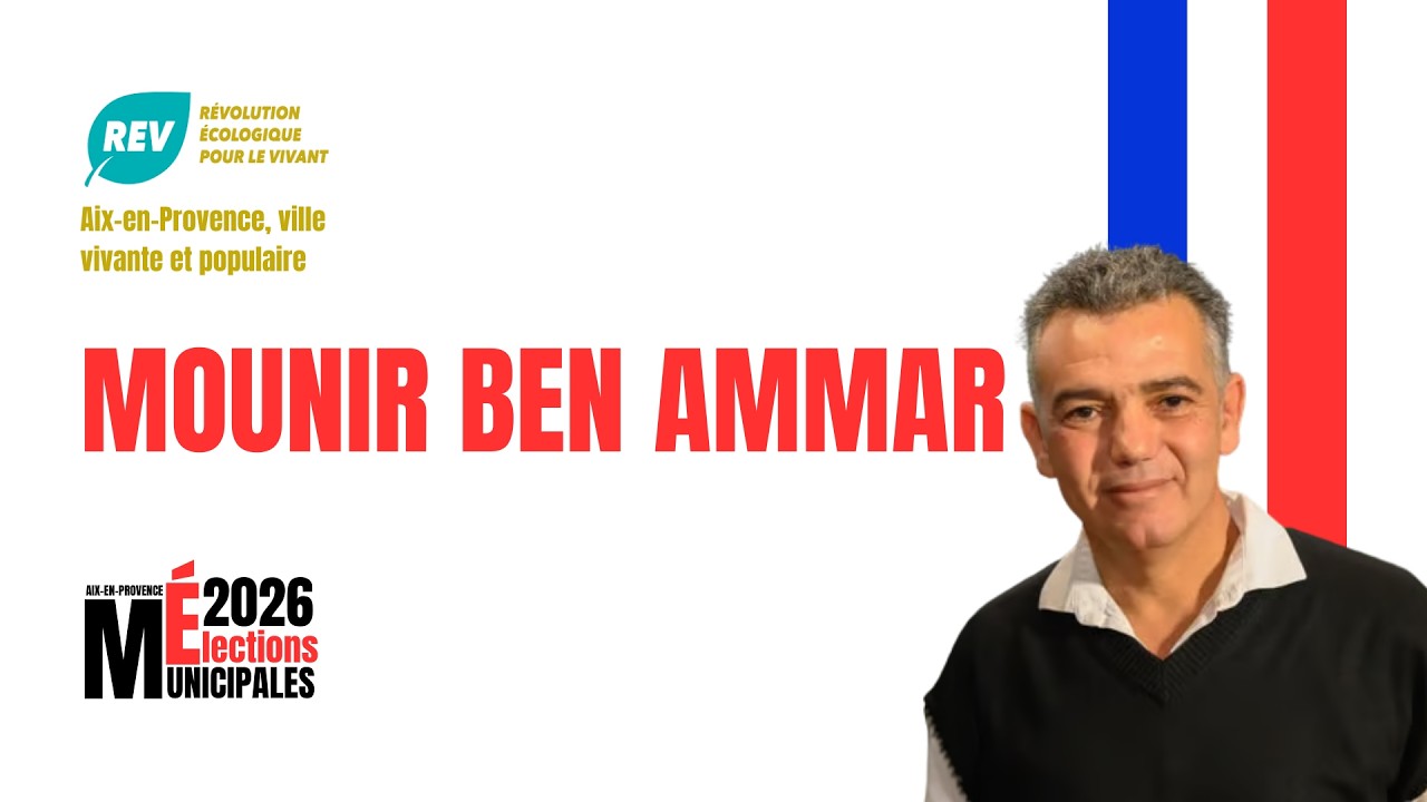 Municipales 2026 : Mounir BEN AMMAR