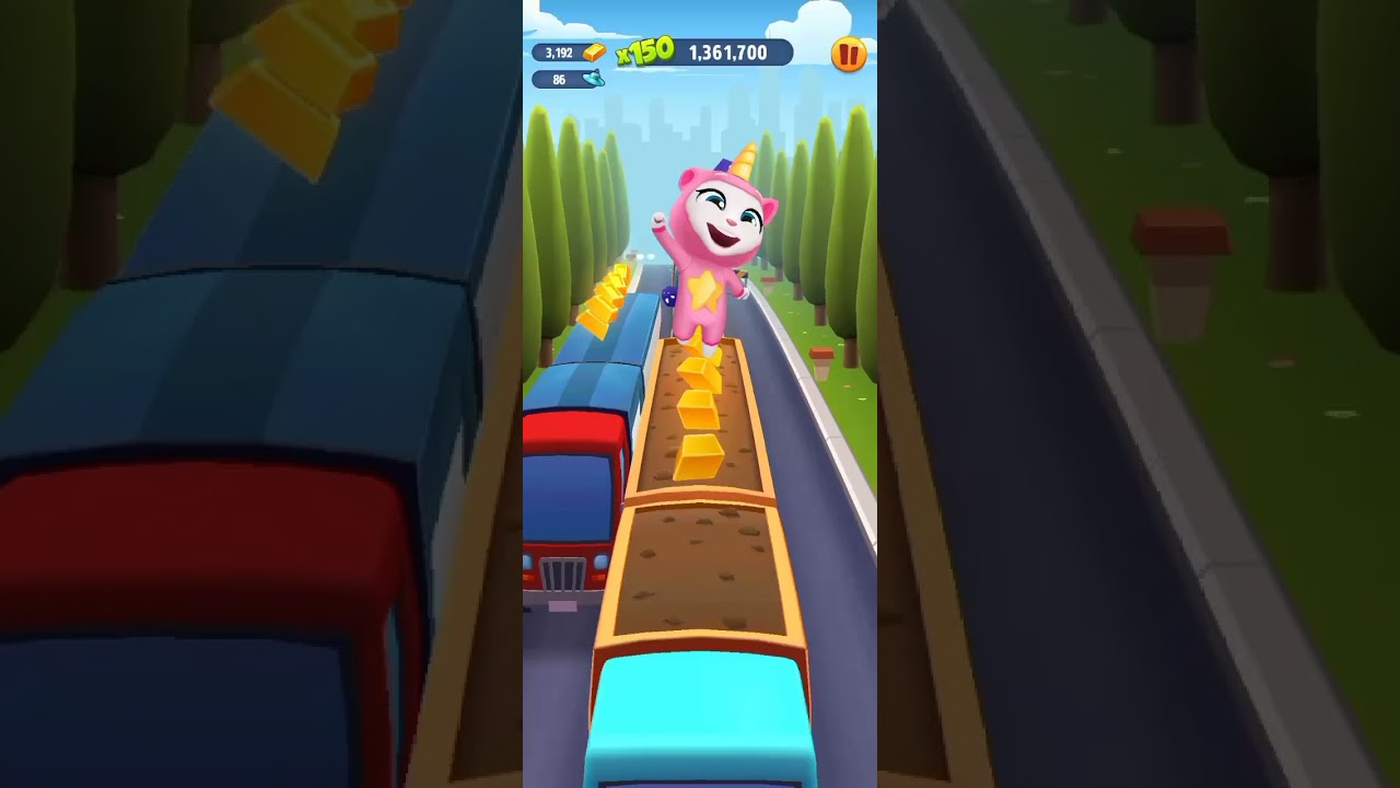 Talking Tom Gold Run But The Music Is Random Part 24