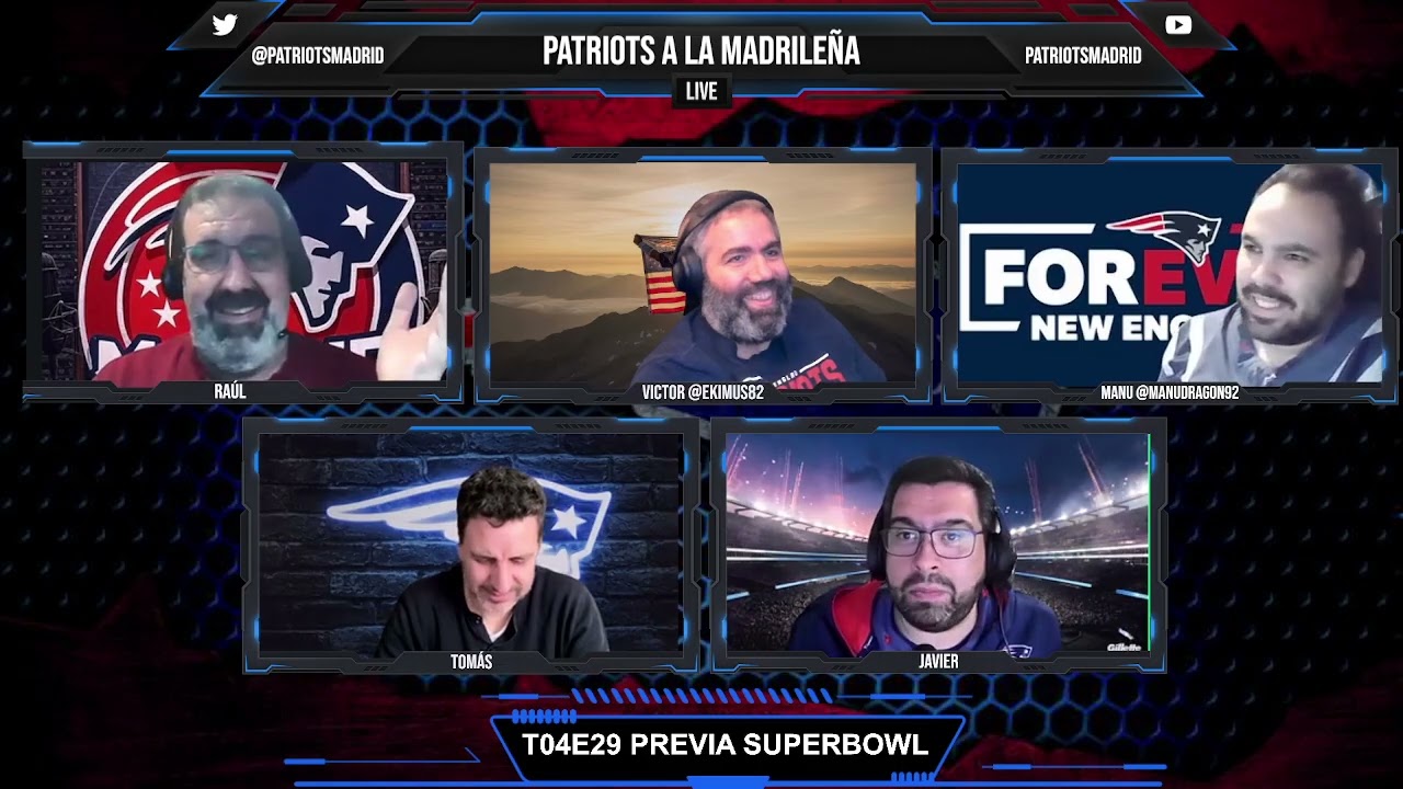 Patriots a la madrileña T04E29 PREVIA SUPERBOWL