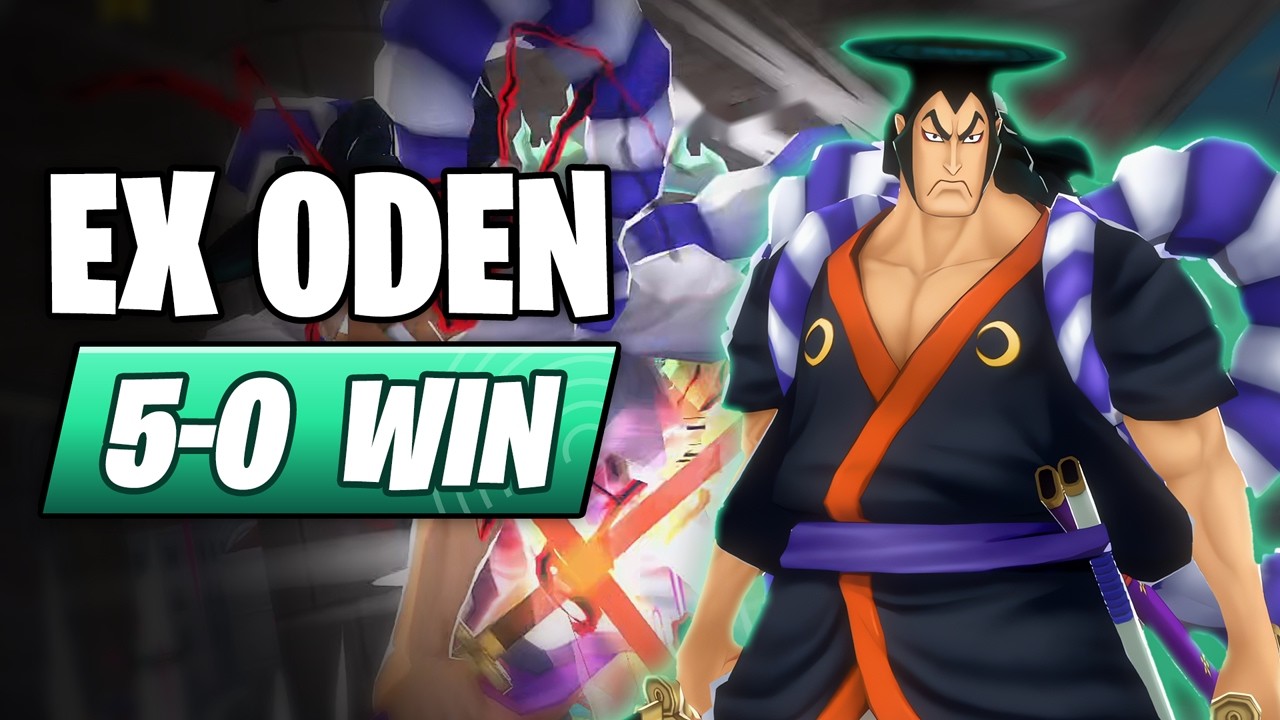 Abusing BUFFED Lv. 100 EX ODEN in League Battle (One Piece Bounty Rush)
