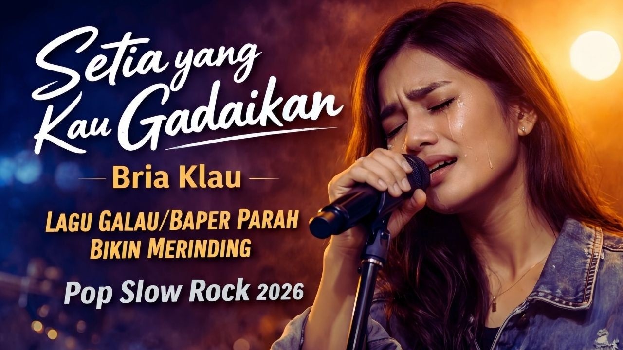 SETIA YANG KAU GADAIKAN _ Bria Klau_ Lagu Galau/Baper Parah Bekin Merinding _ Pop Slow Rock 2026