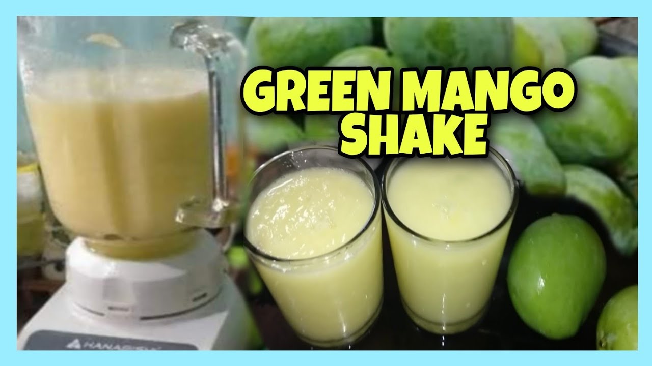 GREEN MANGO SHAKE Homemade Recipe #shorts