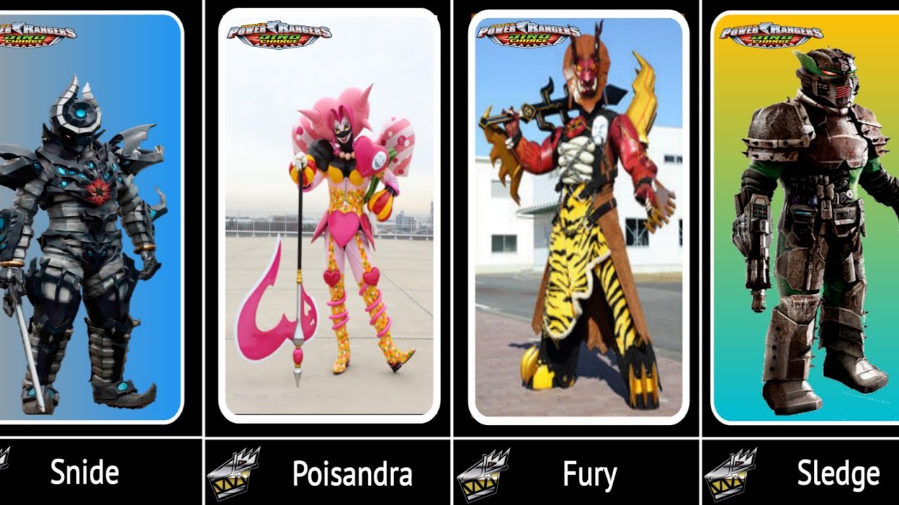 Power Rangers Dino Charge Villains/Monster's 👹 | Power Ranger ⚡ ||