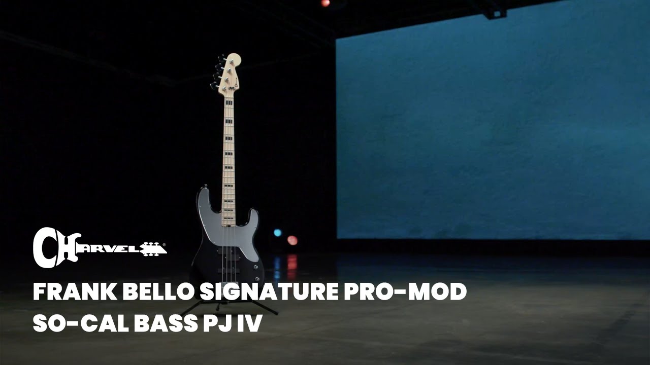 Introducing the Frank Bello Signature Charvel Pro-Mod So-Cal Bass PJ IV