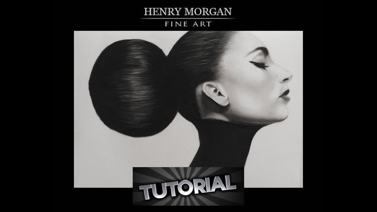 Dark Hair Model Tutorial #drawingtutorial  #drawings #drawingforbeginners #drawhair #drawingskill
