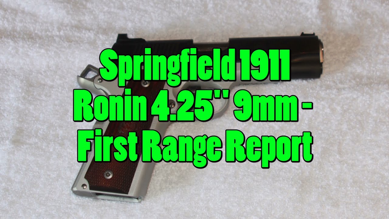 Springfield 1911 Ronin 9mm 4.25