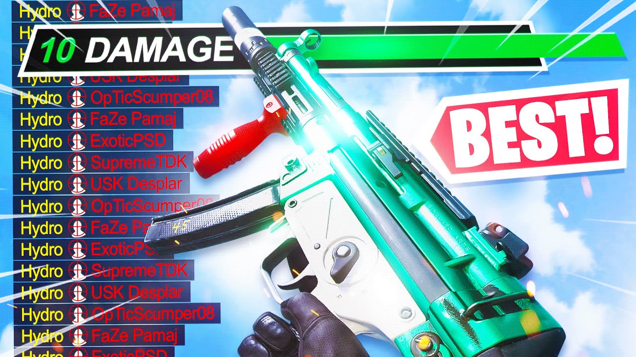 the *ULTIMATE* Best MP5 Class Setup! (Modern Warfare Warzone)