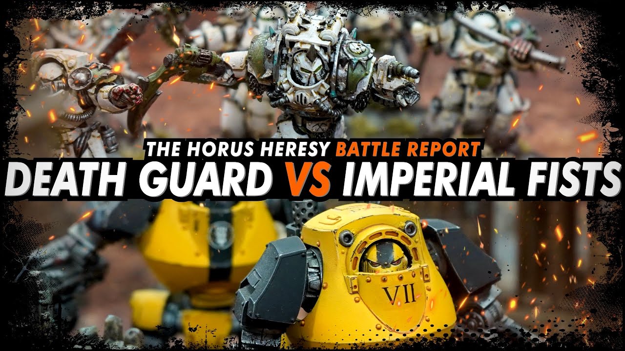 Death Guard против Imperial Fists &mdash; The Horus Heresy (Боевой отчет)