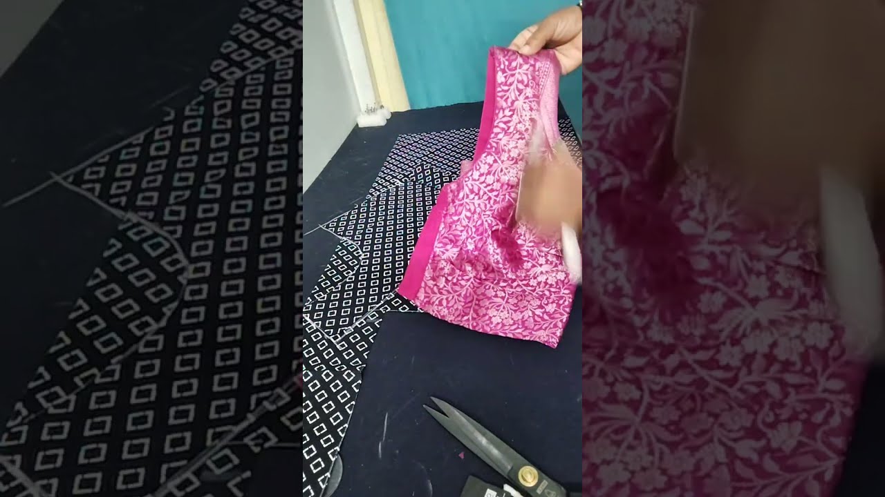 plain blouse#cutting and stitching ✂️ subscribe my channel please 👍 comment please 🙏