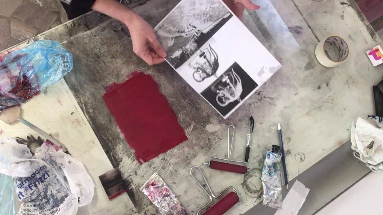 TECNICA FROTTAGE - Corso di tecniche dell’incisione e grafica d’arte