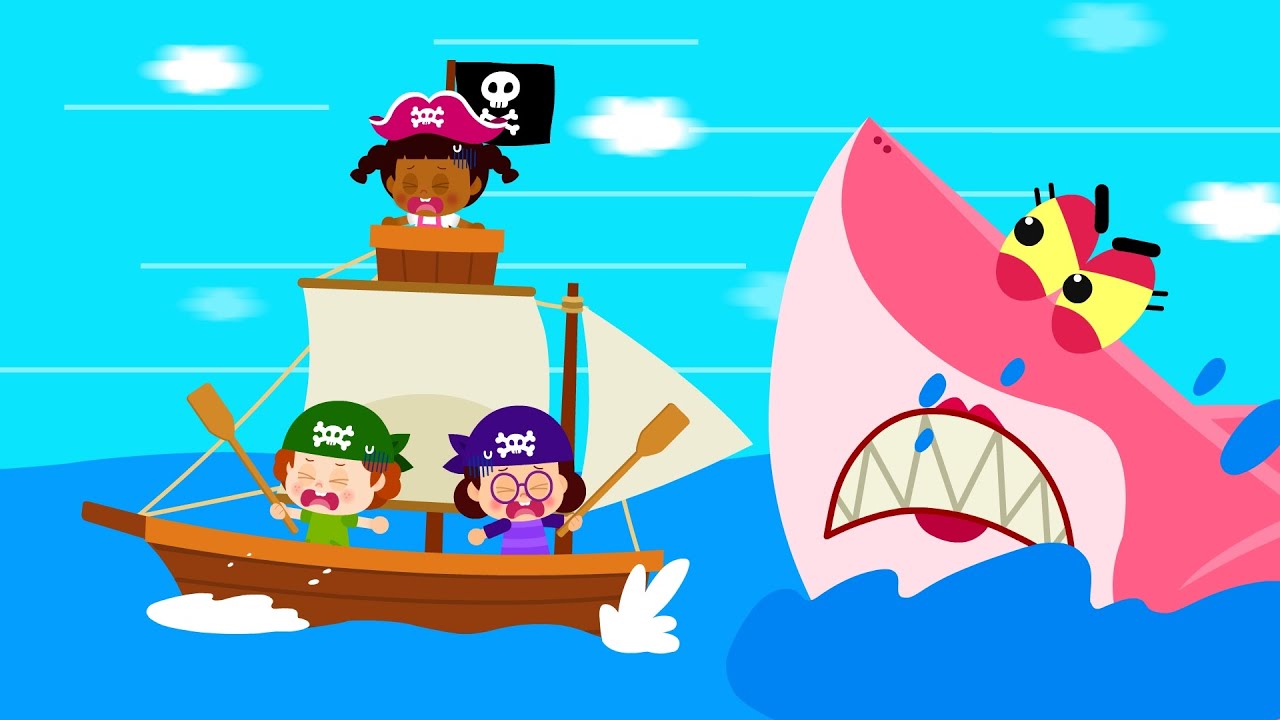 Baby Shark | Happy  Shark Family | Sea Animal Song |  Nursery Rhymes & Kids Songs