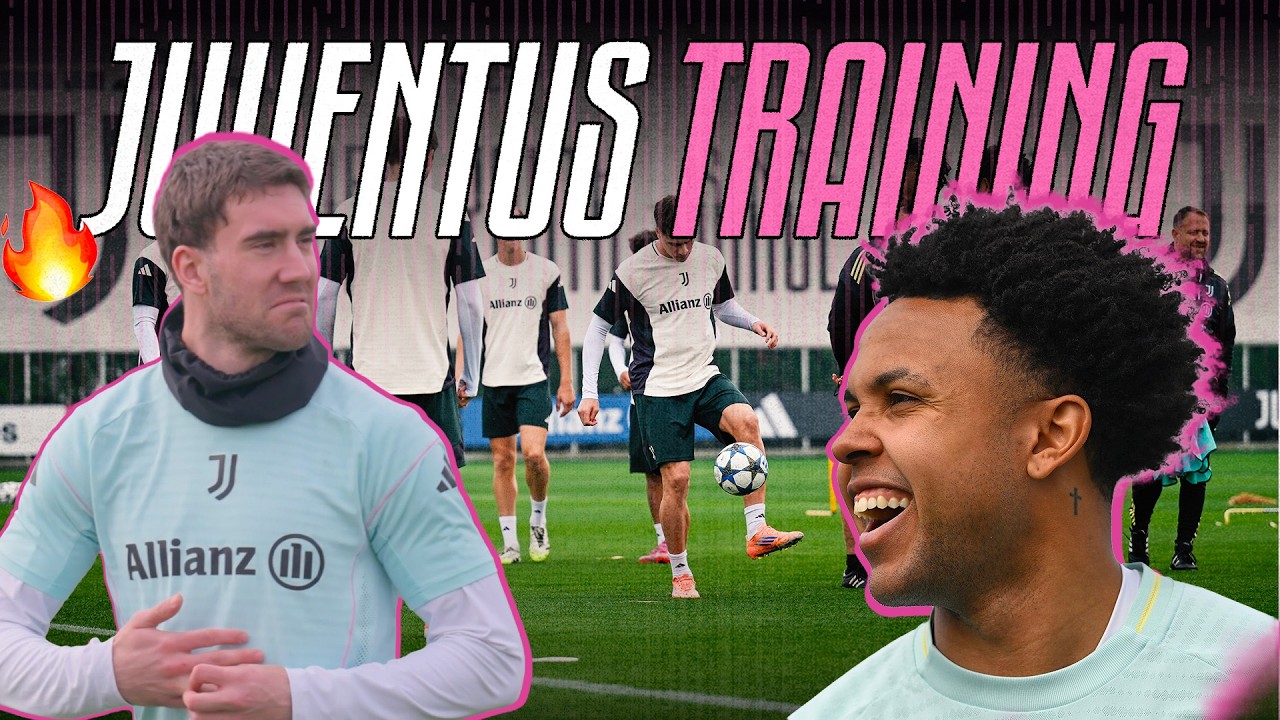 INSIDE JUVENTUS TRAINING ⚪️⚫️ | With Vlahović, Yıldız, McKennie & more