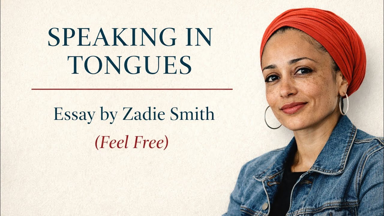 Speaking in Tongues by Zadie Smith. Essay explained in Malayalam. SNOU.