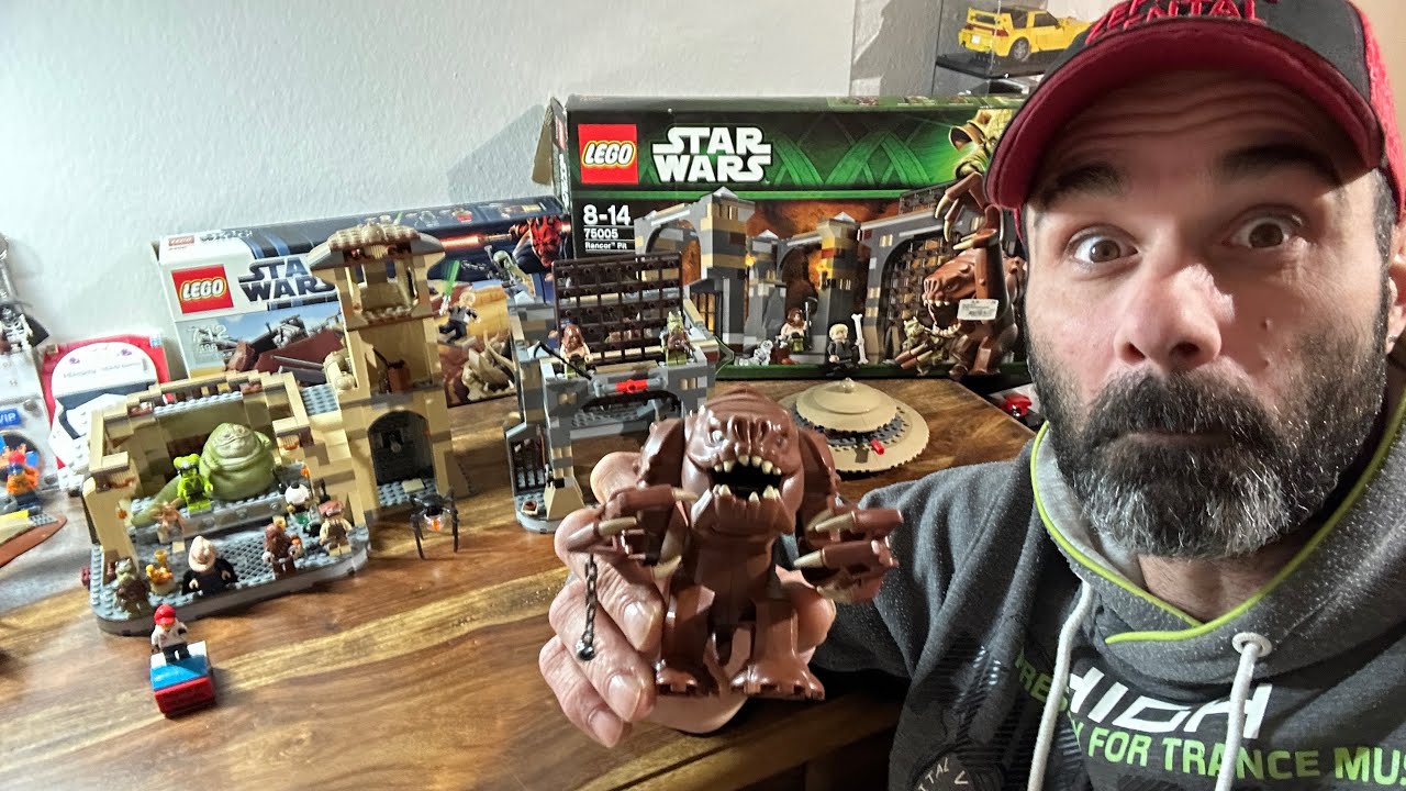 Ein tolles Team👍Rancor 75005 Jabba und Desert Skiff 9496 🤩Ich haben fertig 😁
