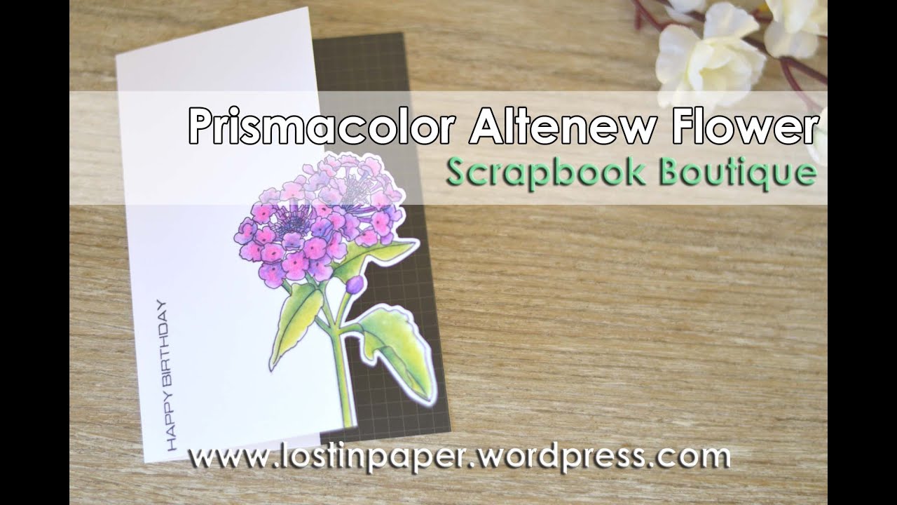 Altenew Prismacolor Flower - Scrapbook Boutique
