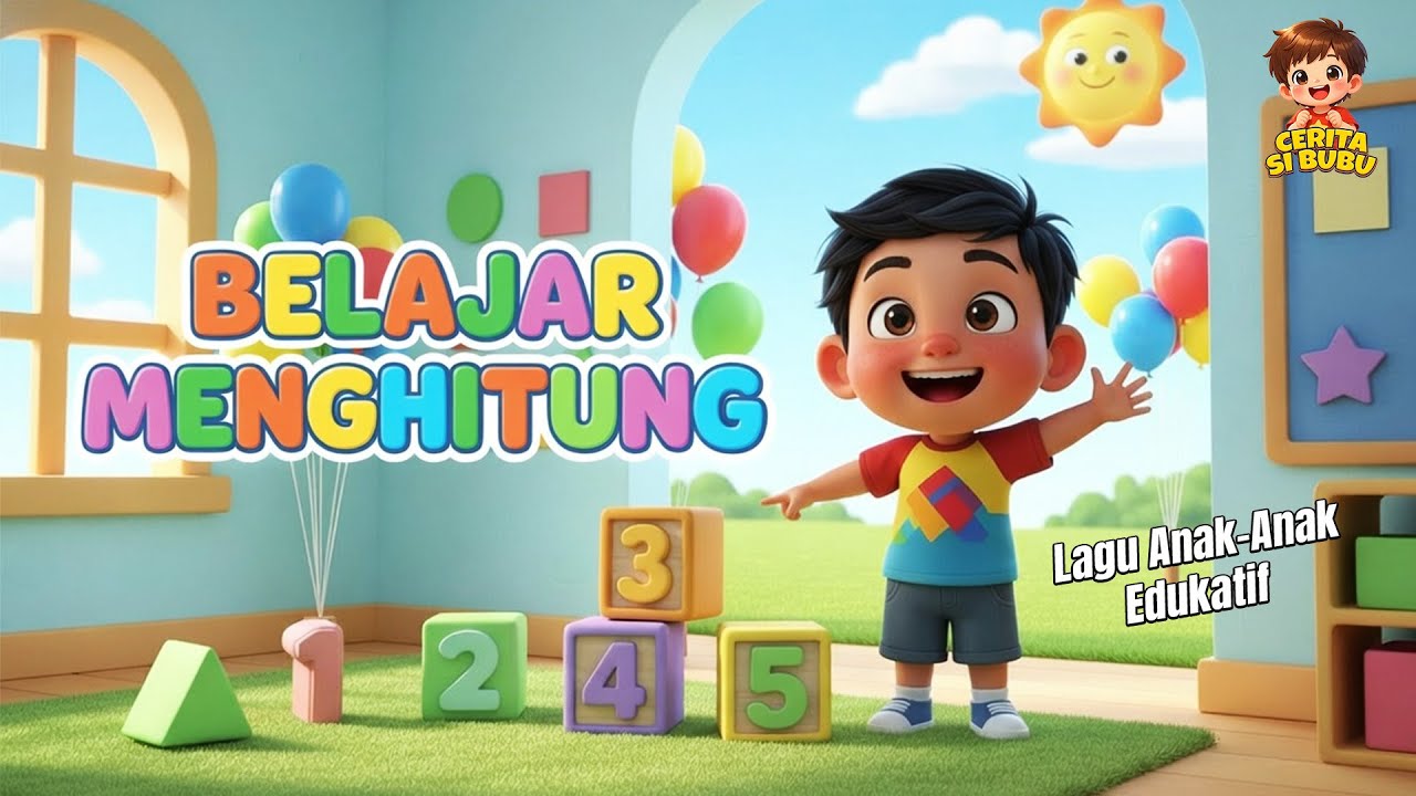 BELAJAR MENGHITUNG 1–10 | LAGU ANAK EDUKATIF CERIA🎵 #BelajarMenghitung #BelajarAngka #LaguAnak