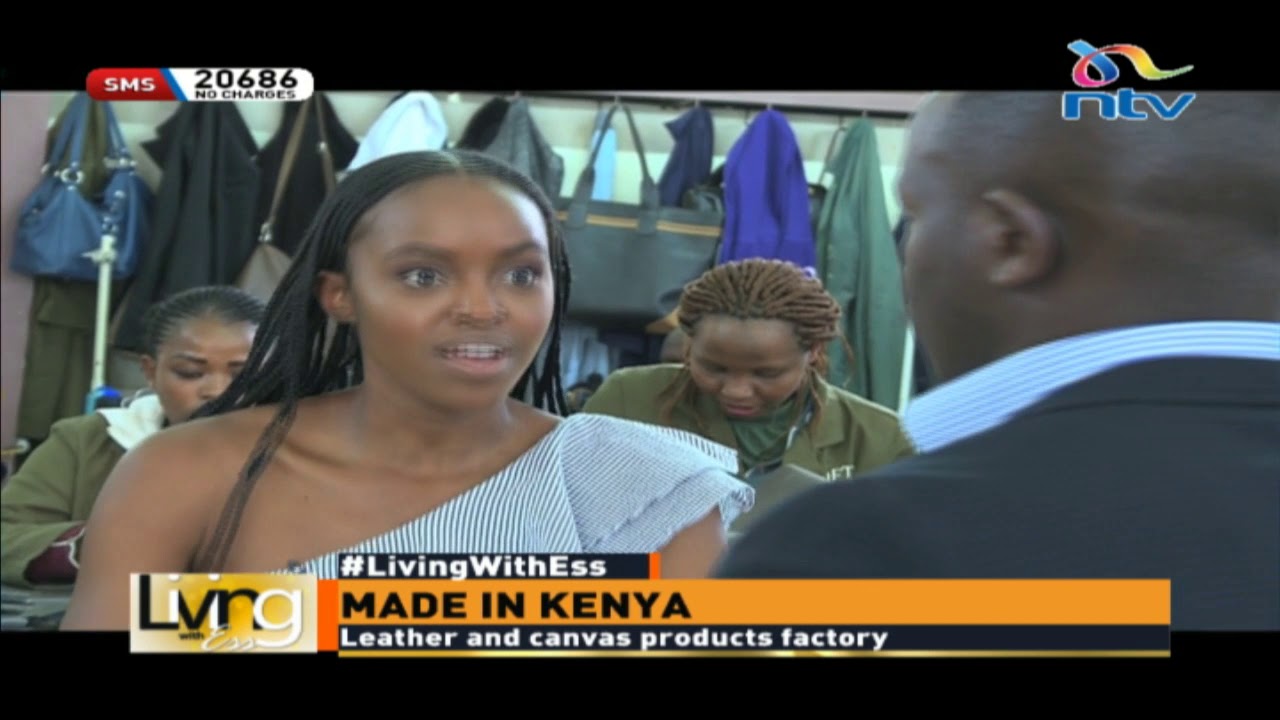 Made in Kenya: Leather and canvas products factory || Living With Ess