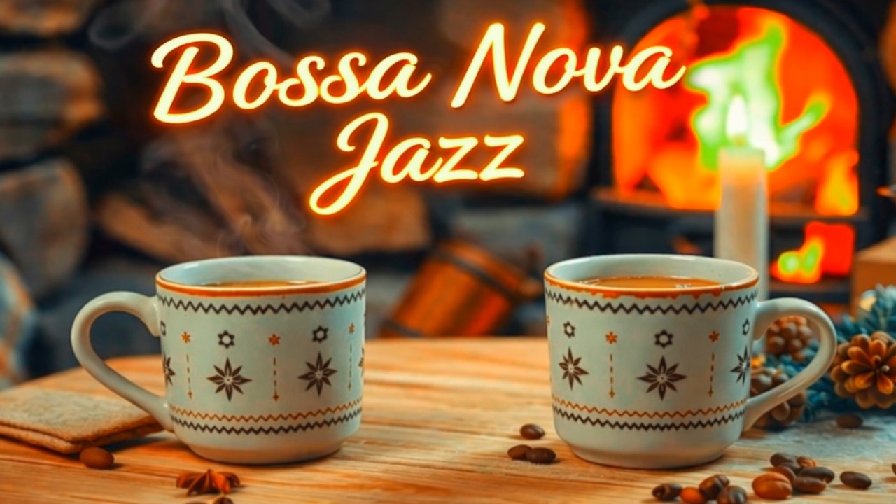 Cozy Coffee Bossa Nova ☕🔥 Relaxing Jazz Instrumental for Work, Study & Chill Evenings