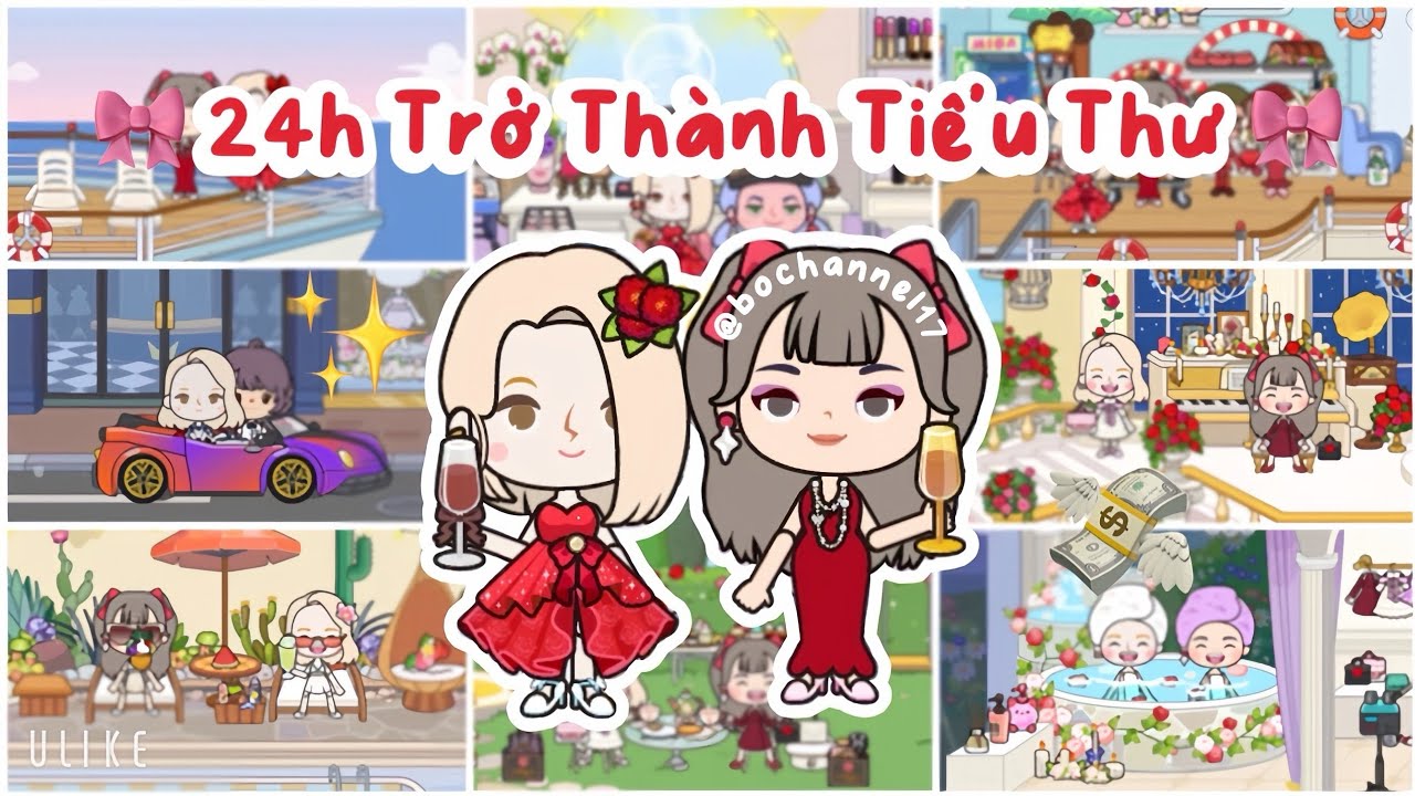 24H TRỞ THÀNH TIỂU THƯ 🎀✨💵 | Bơ Channel | MIGA WORLD