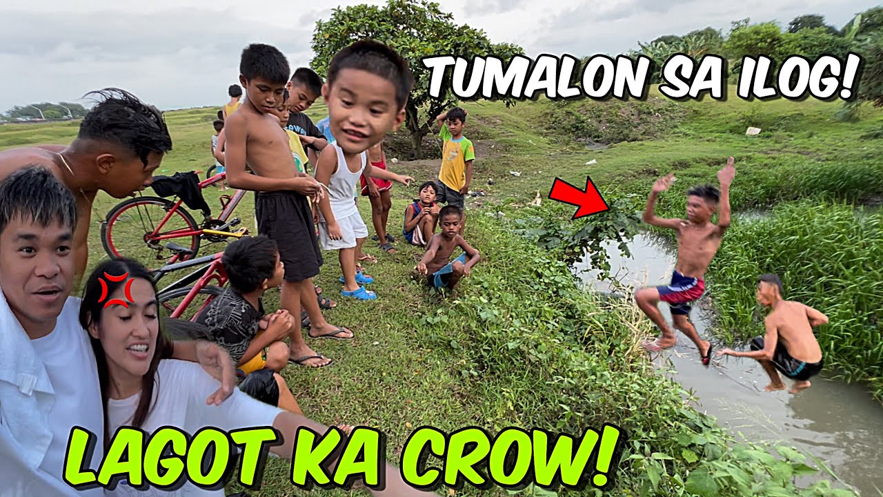 NAPAGALITAN SI CROW! TATALON SA ILOG!