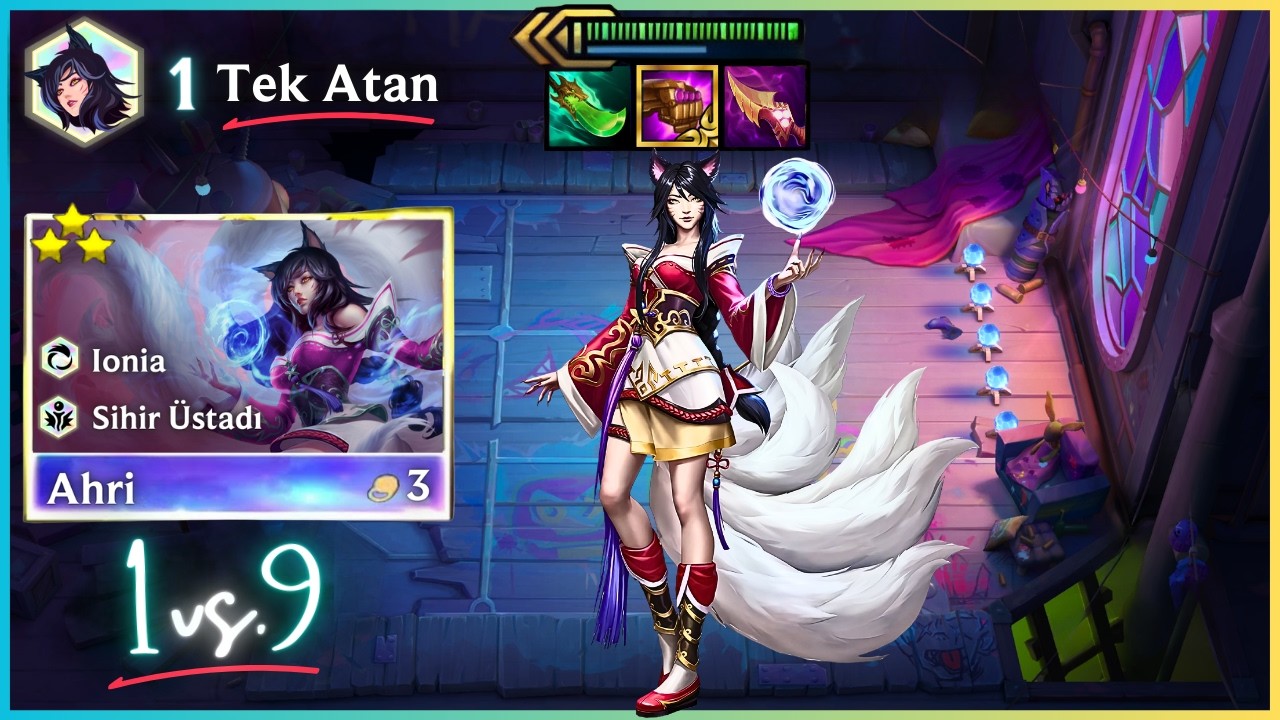 GİZLİ META! ⭐⭐⭐ 1v9 TEK ATAN AHRI KOMPU?! | SET 16 | OVERRATED TFT